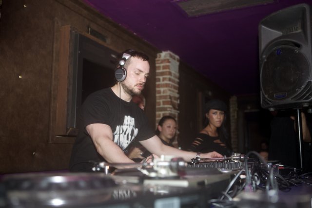 Party DJ in Headphones