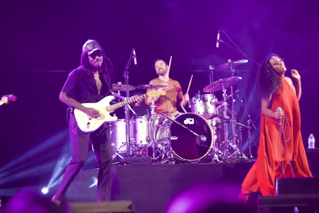Red Dress Guitarist Rocks the Stage