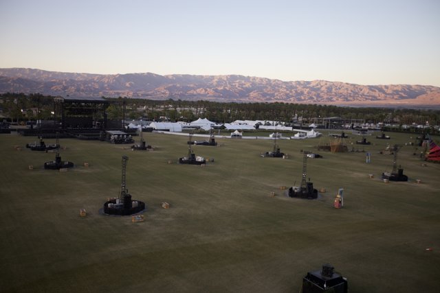 Coachella Weekend 2: Aerial View of the Festival Grounds