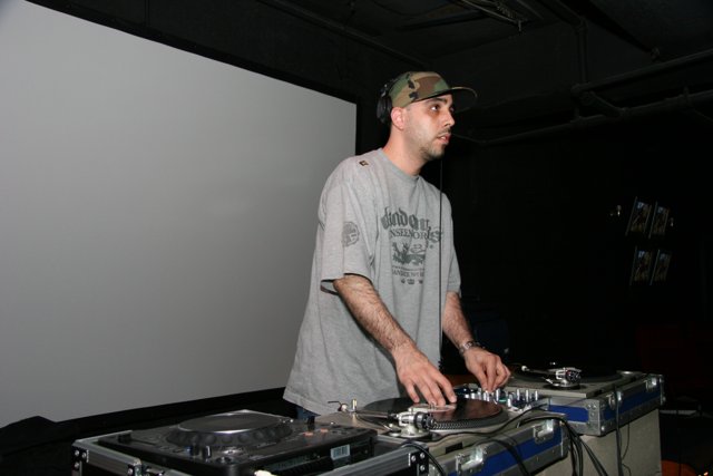 DJ Eric S. in Grey Shirt