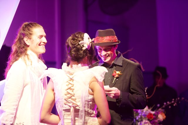 Wedding Attire in Shades of Purple