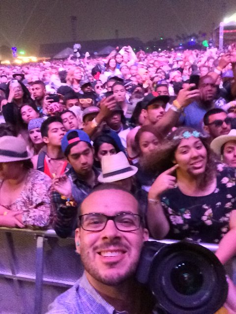 Selfie with the Concert Crowd