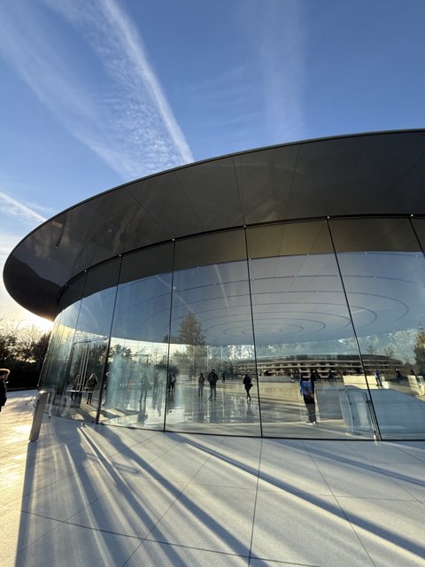 Morning Reflections at the Steve Jobs Theater