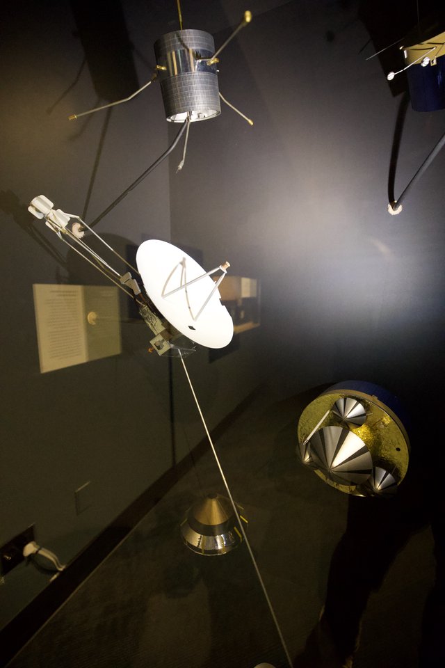 Space Probe Models on Display at Science Museum