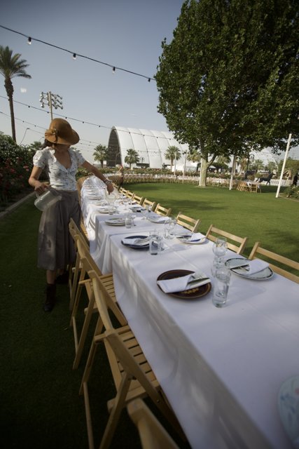 Setting a Table in the Grass