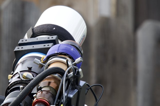 Professional Astronomical Instrumentation Close-Up Study
