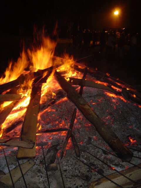 Flaming Bonfire