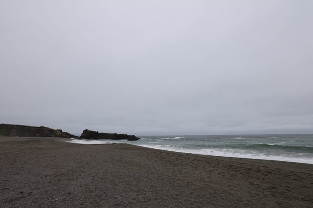 Overcast Northern California Coastline on Father's Day