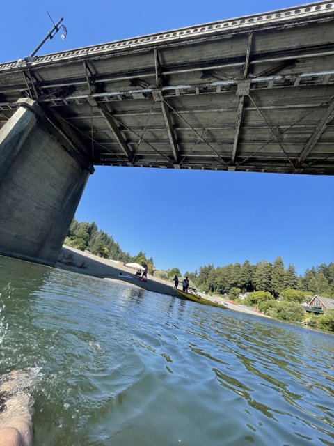Kayaking Under the Arch Bridge