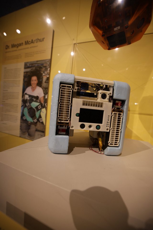 Robotic Device Display at Space Science Museum