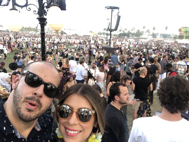 Selfie in the Festival Crowd