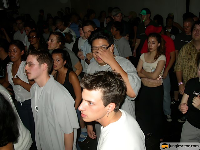 Crowd Gathering in Nightclub
