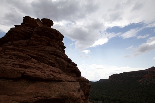 Majestic Cliff Formation in Sedona