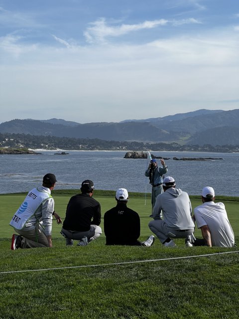 Golf Course Scene at Pebble Beach