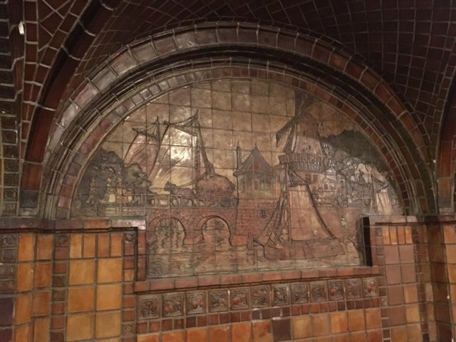 Nautical Mosaic Wall at LA Church