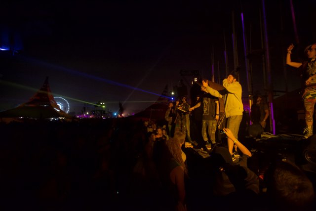 Coachella Crowd's Spectacular Night Performance