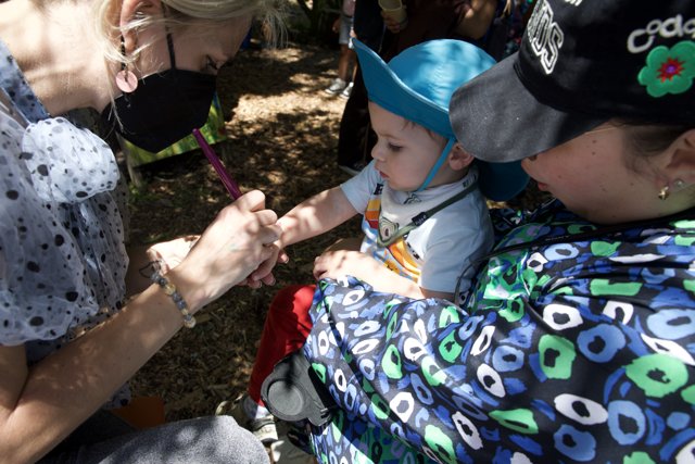 Tiny Hands, Big Moments: Face Painting Fun at Earth Day