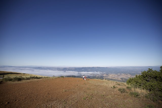 Above the Clouds at Mount Diablo Summit