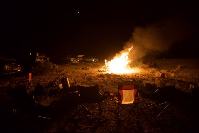Bonfire Camping Night