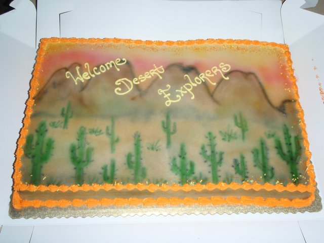 Desert Dreams Birthday Cake