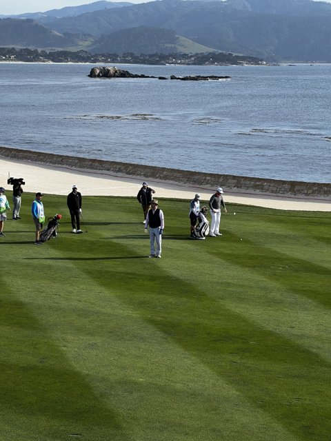 Teeing Off at Pebble Beach Golf Links