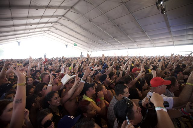 Jamming with the Crowd at Coachella Music Festival