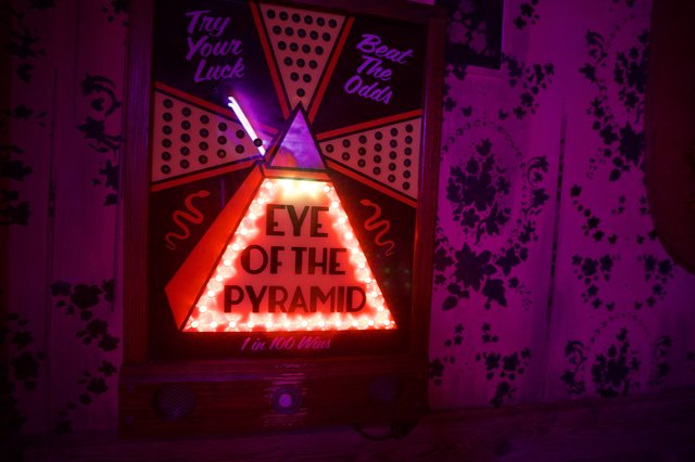 Eye of the Pyramid Vintage Carnival Game