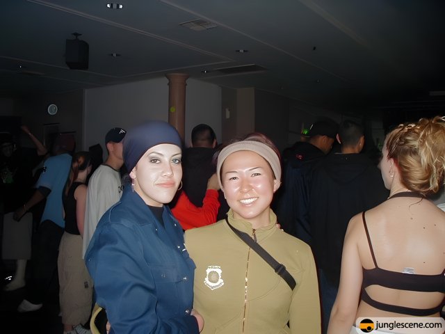 Military Women Strike a Pose at Urban Coalition Nightclub