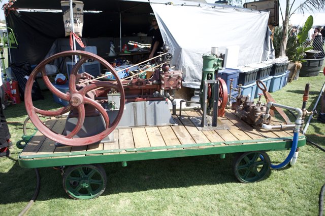Steam Engine on a Wagon