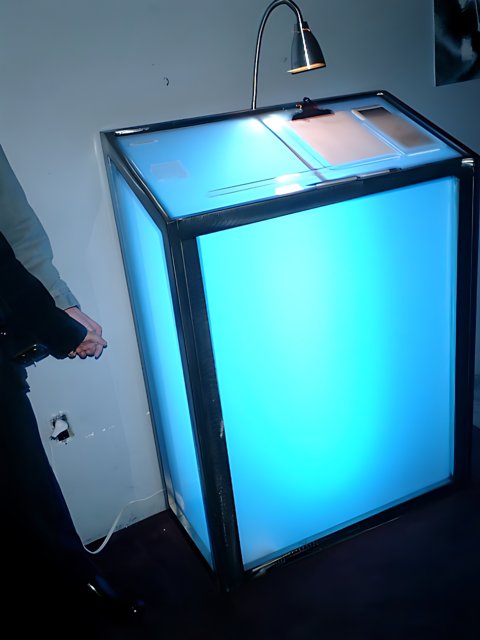 Blue Light Box with a Standby