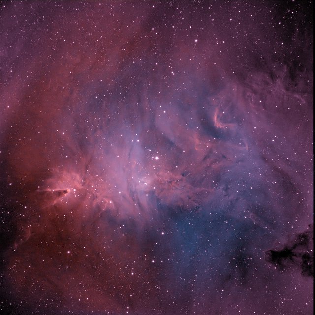 The Majestic Soul Nebula in Deep Space