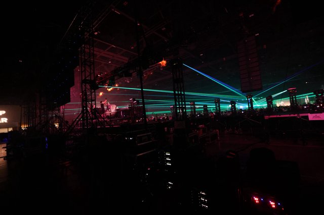Laser Light Storm at Wobbleland 2026 Festival