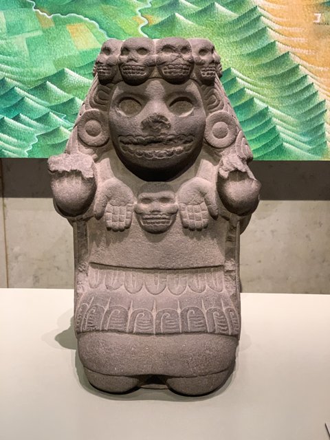 Flower-crowned Statue of a Woman