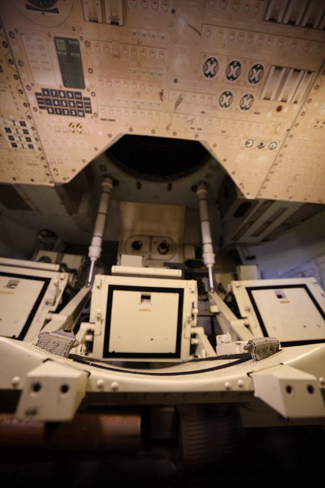 Apollo Command Module Interior at USS Hornet Museum