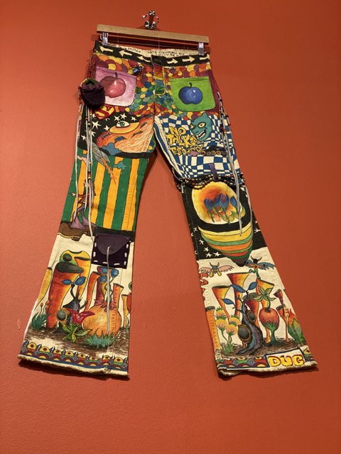 Vibrant Pants for a Fashionable Statement