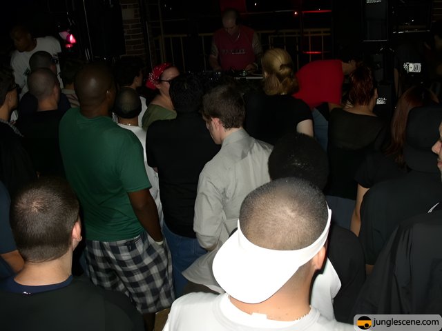 Nightclub Crowd at Redline 7 27 02