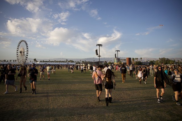 Sunset Revelry at Coachella 2024 Week 2