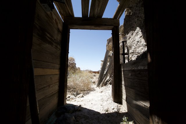 The Abandoned Mine Shaft Door