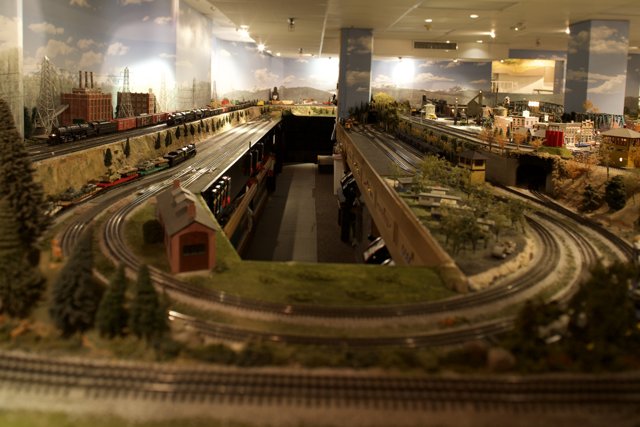 Miniature Railway in a Busy City