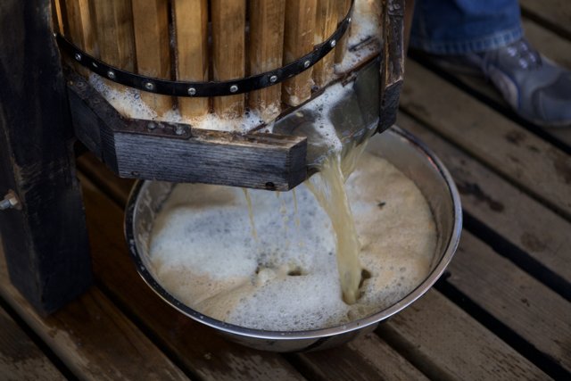 Wood and Milk Mixing