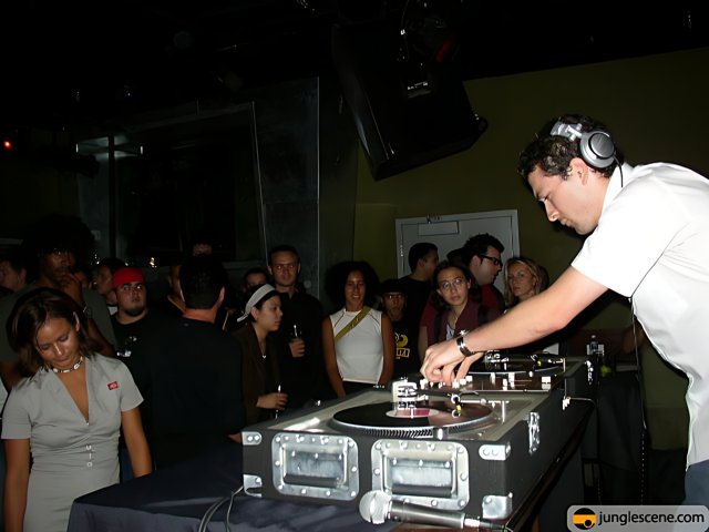DJ Jeff T Entertaining the Crowd at Substance Night Club