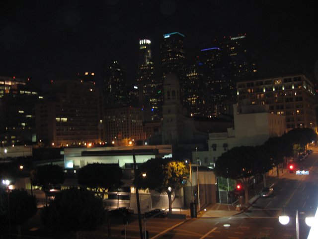 Nighttime Metropolis Skyline