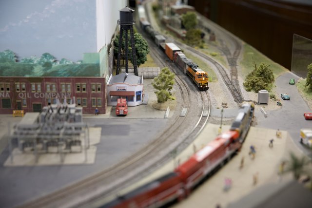 Miniature Metropolis: Model Train Magic