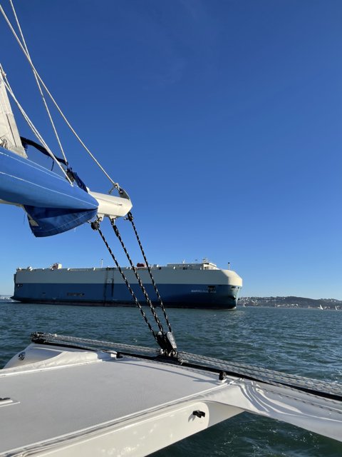 Majestic Yacht Docked in San Francisco Bay