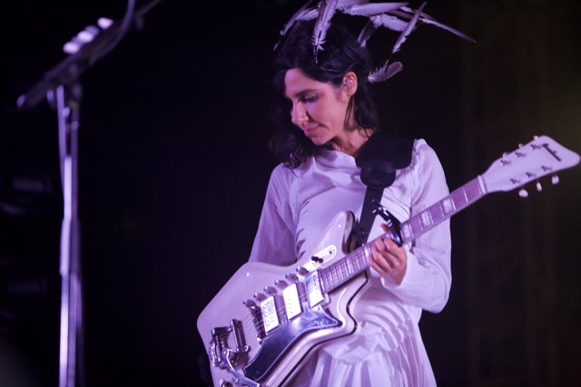 PJ Harvey Rocks the Stage with her Electric Guitar at Coachella