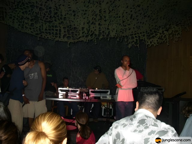 DJ Takes Over The Night Club
