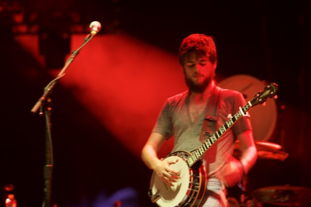 Winston Marshall strums banjo at Coachella 2011