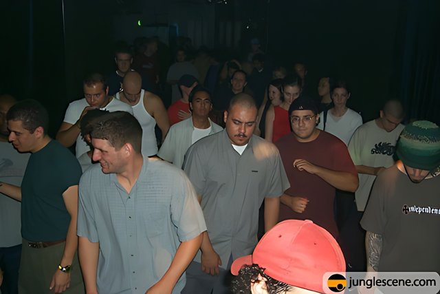 Urban Nightclub Crowd