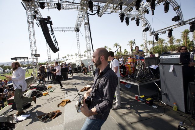 Tim Harrington rocks the Coachella stage