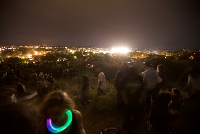 Glowing Nightlife in the Heart of Santa Fe